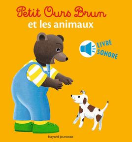 Couverture de Petit Ours Brun et les animaux - livre sonore
